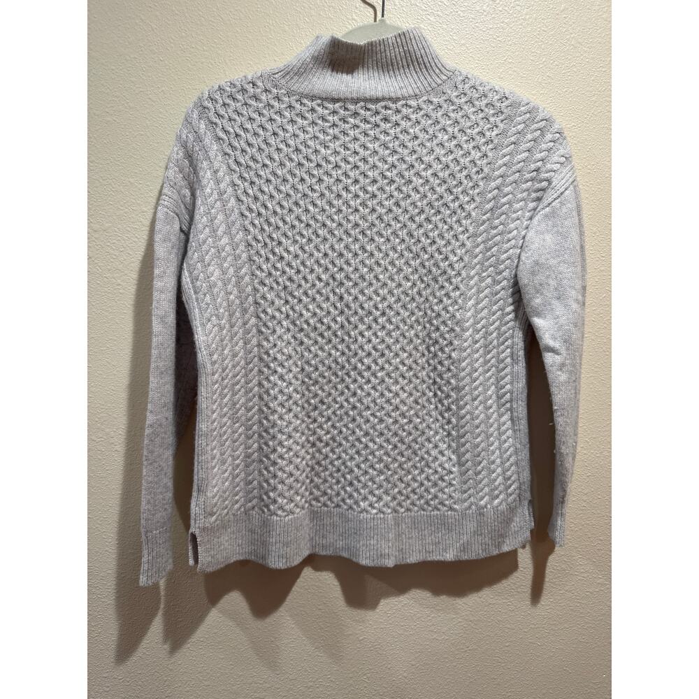 Vineyard Vines Mock Neck Sweater Wool Cashmere gray size xxs - Picture 4 of 4